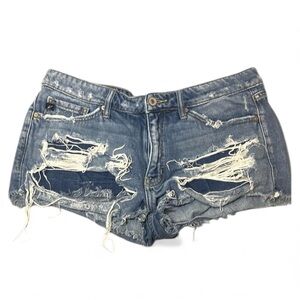 KanCan Denim Frayed cut off Shorts Large Shorties